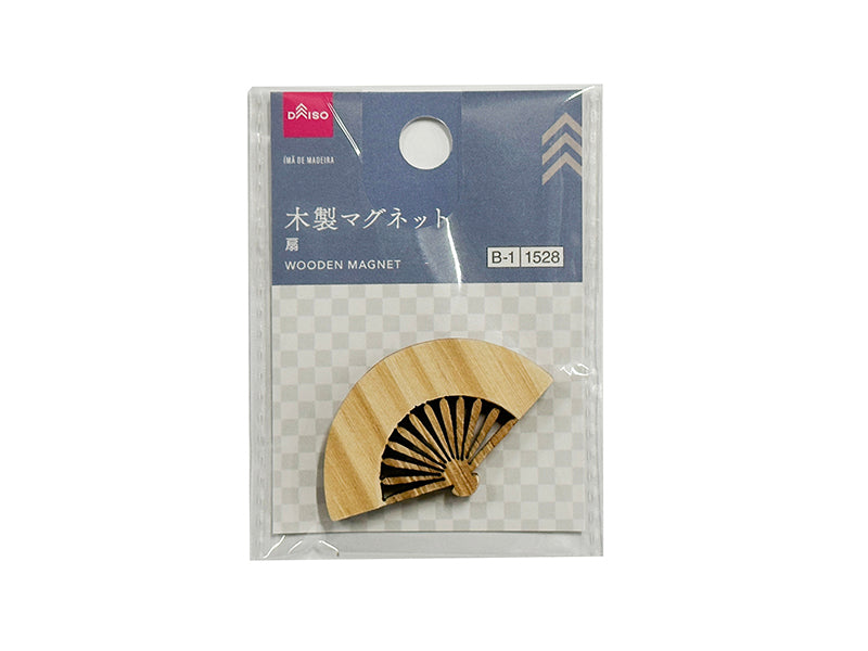 木製マグネット（扇） ダイソー(DAISO)