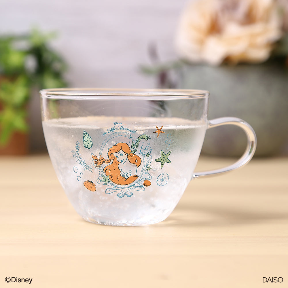 耐熱ガラスマグカップ、Ａ（リトル・マーメイド） ダイソー(DAISO)