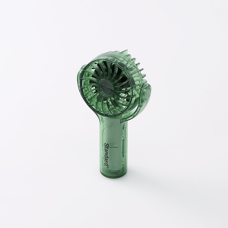 首振りミニ扇風機（クリア、ＧＲ） ダイソー(DAISO)