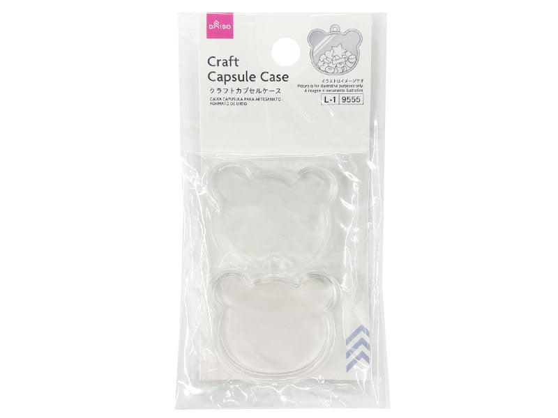 クラフトカプセルケース（くま型） ダイソー(DAISO)