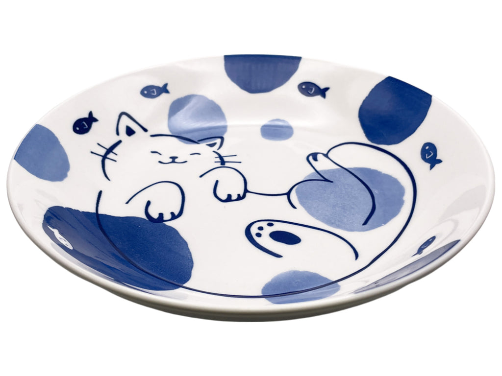 鉢（藍にゃんこ） ダイソー(DAISO)