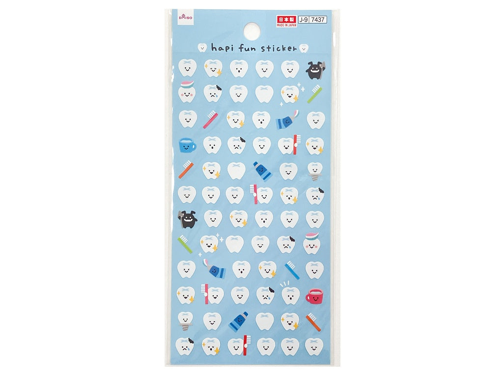 シール（ハピファン、歯） ダイソー(DAISO)