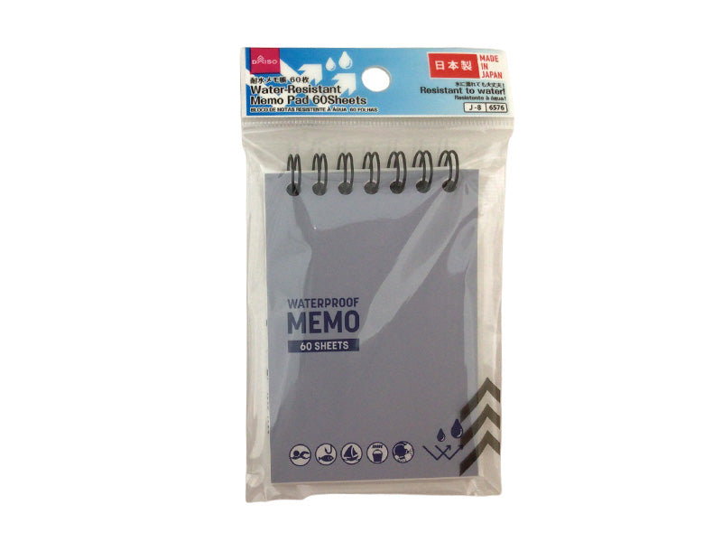 耐水メモ帳（６０枚、Ｂ） ダイソー(DAISO)