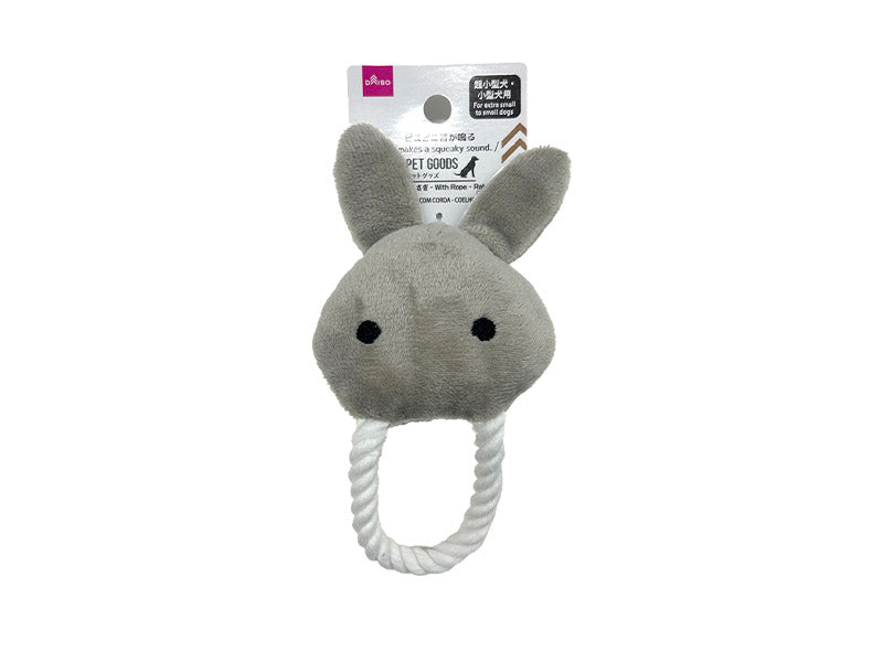 ペットのおもちゃ（ロープ付、うさぎ） ダイソー(DAISO)