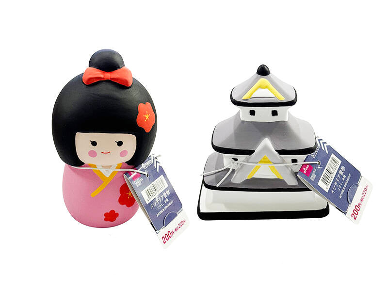 インテリア置物（こけし、お城） ダイソー(DAISO)