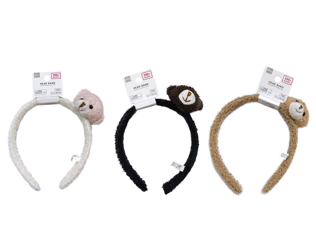 カチューシャ（クマフェイス） ダイソー(DAISO)