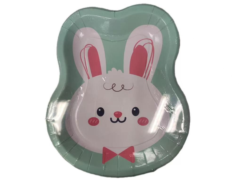 紙皿（ウサギ、８枚） ダイソー(DAISO)