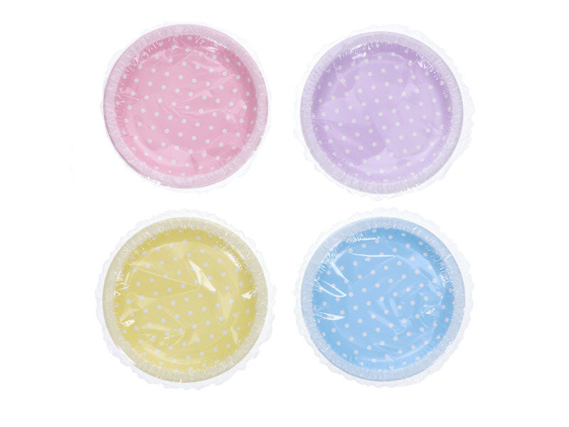 紙皿（ドット、１２枚） ダイソー(DAISO)