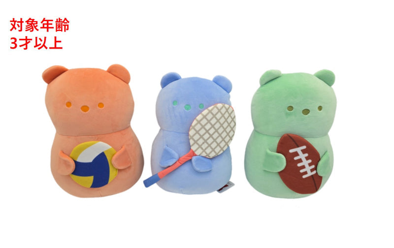 クマぬいぐるみ（スポーツＡ） ダイソー(DAISO)