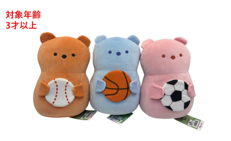 クマぬいぐるみ（スポーツＢ） ダイソー(DAISO)