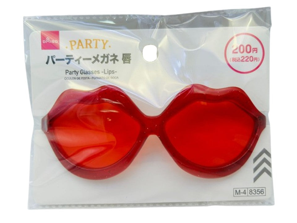 パーティーメガネ（唇） ダイソー(DAISO)