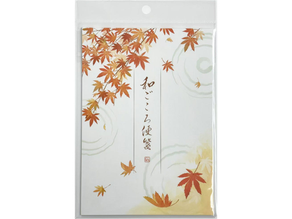 便箋（もみじ、１２枚） ダイソー(DAISO)