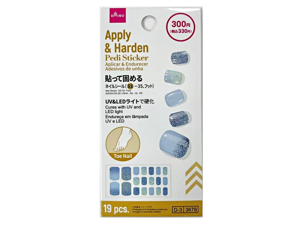 ネイルシール（ＳＳ－３５、フット） ダイソー(DAISO)