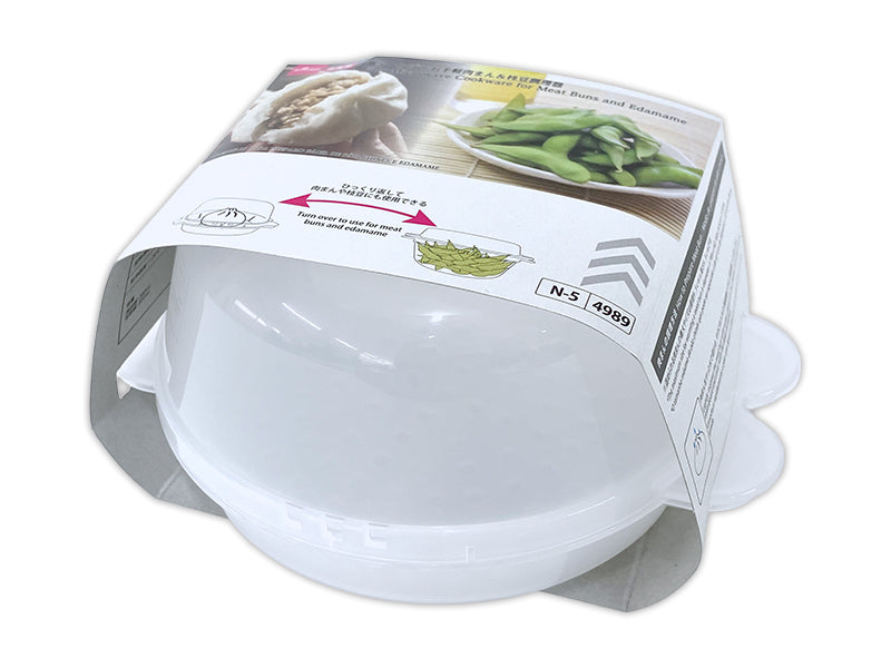 電子レンジでお手軽肉まん＆枝豆調理器 ダイソー(DAISO)