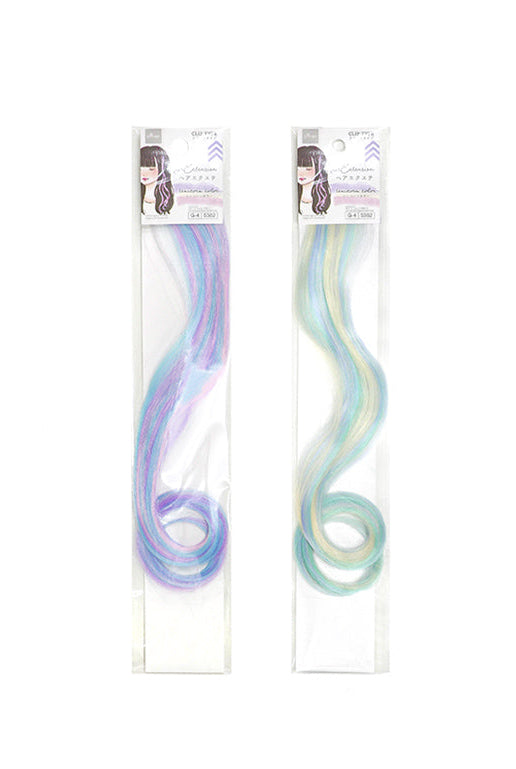 ヘアエクステ（ウェーブ、ユニコーンカラー） ダイソー(DAISO)