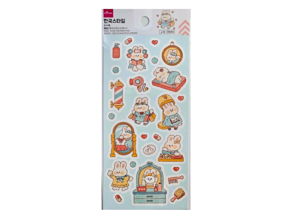 シール（韓国スタイルラビットオンニ、２） ダイソー(DAISO)