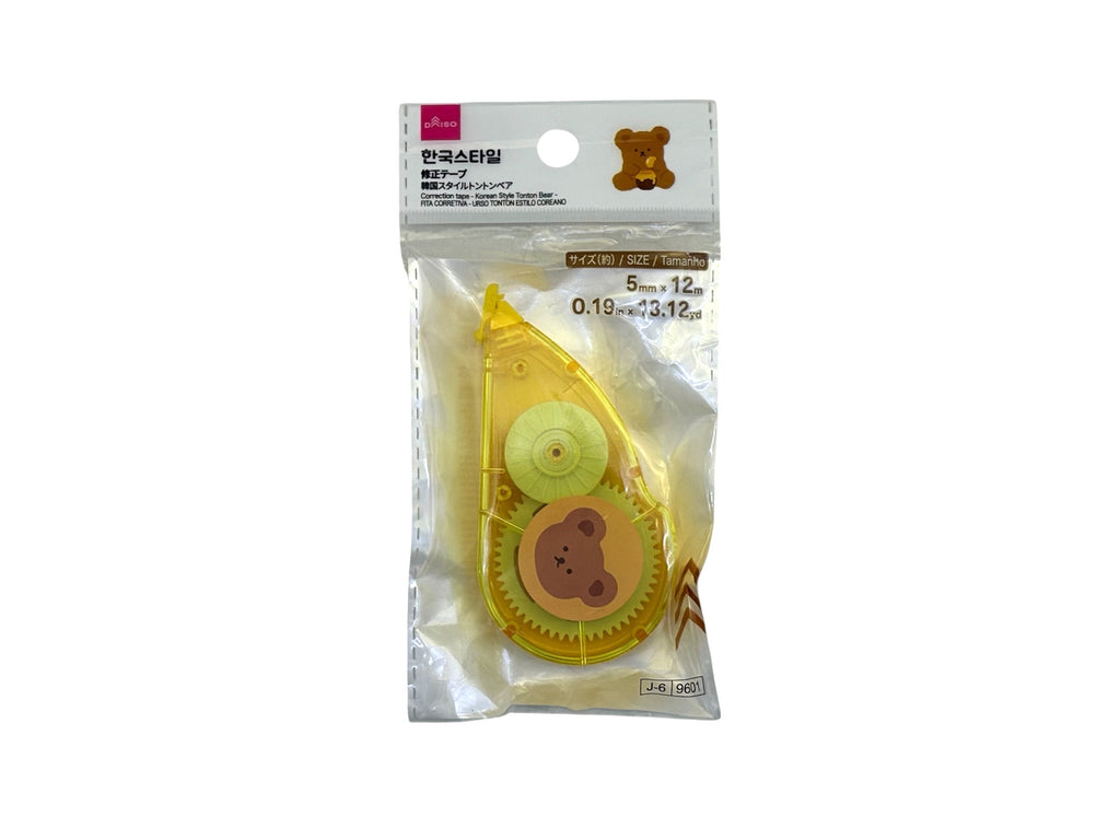 修正テープ（韓国スタイルトントンベア） ダイソー(DAISO)