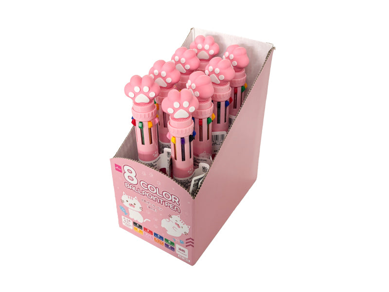 ８色ボールペン（猫の手） ダイソー(DAISO)