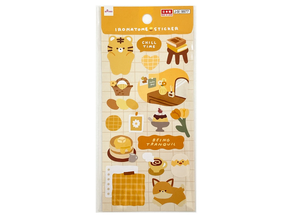 シール（いろまとめ、イエロー２） ダイソー(DAISO)