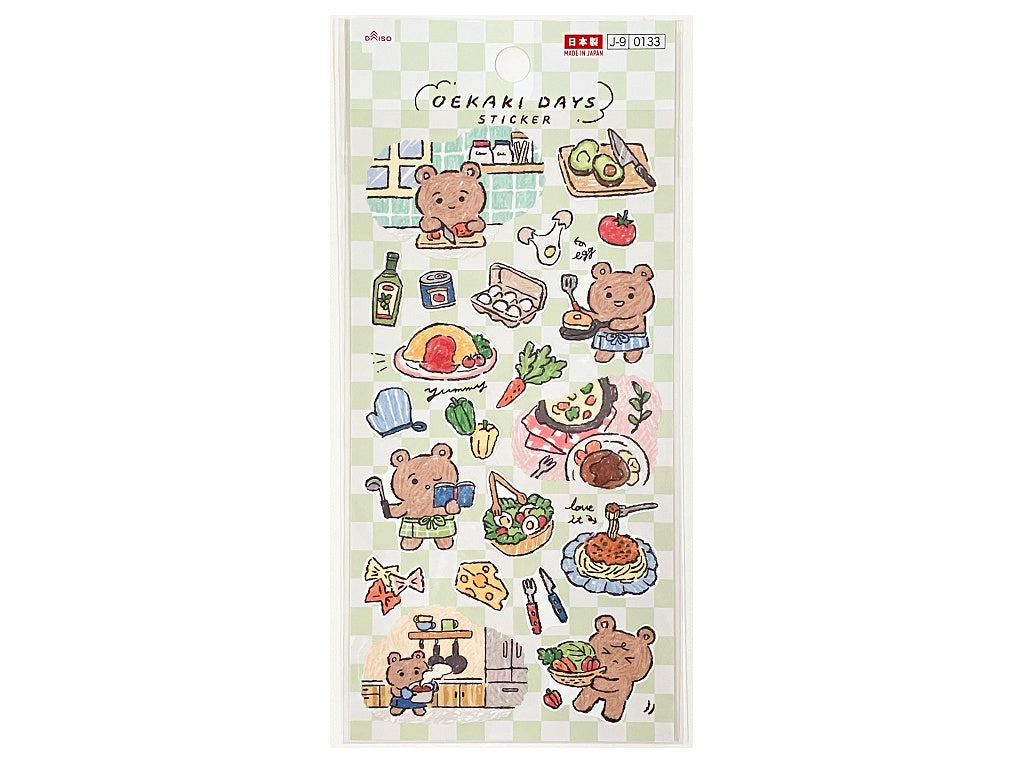 シール（オエカキデイズ、クッキング） ダイソー(DAISO)