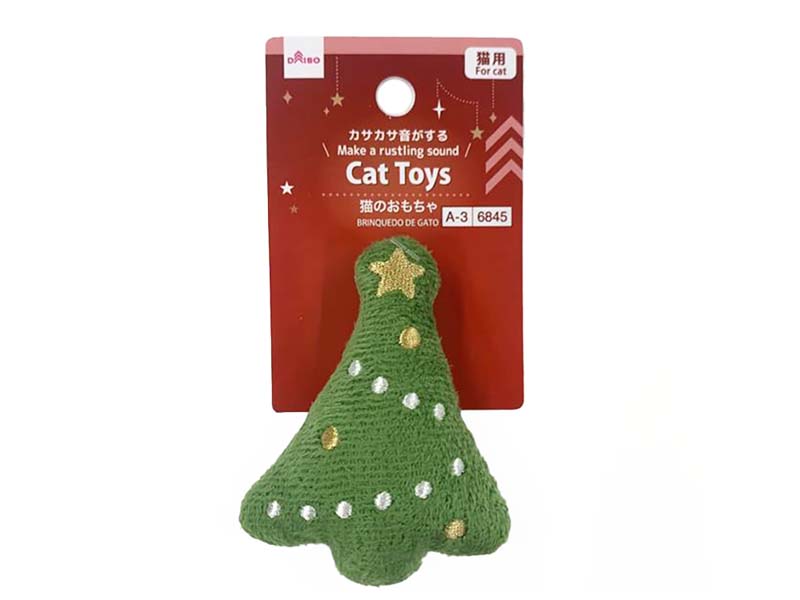 猫のおもちゃ（クリスマスツリー） ダイソー(DAISO)