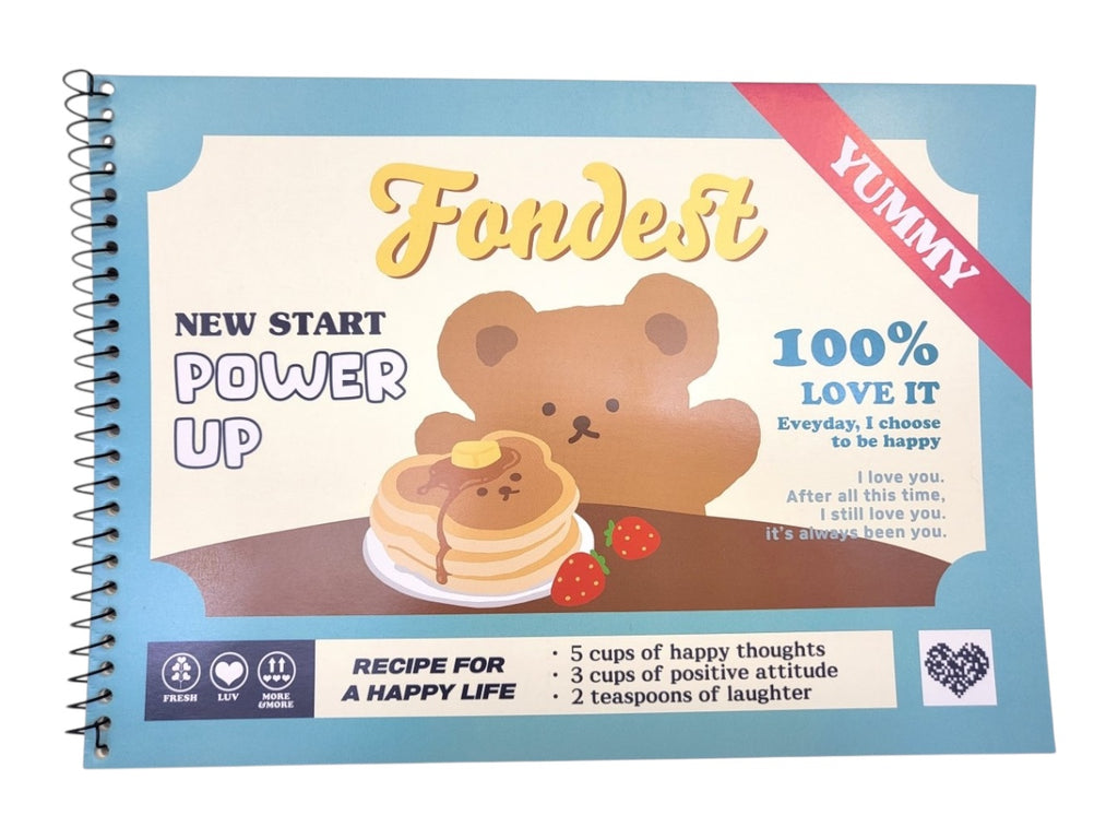 スケッチブック（韓国スタイルトントンベア、Ｂ５、２０枚） ダイソー(DAISO)