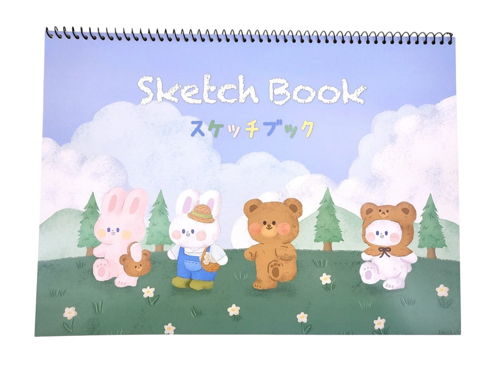 スケッチブックＡ（韓国スタイルラビットオンニ、１２枚） ダイソー(DAISO)