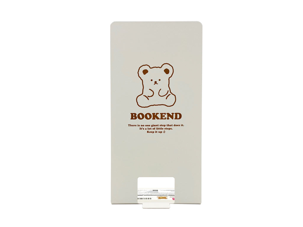 ブックエンド（韓国スタイルトントンベア、Ｌ型） ダイソー(DAISO)