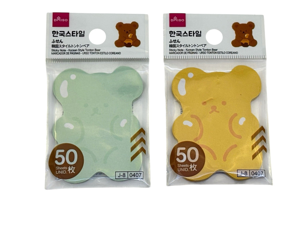 ふせん（韓国スタイルトントンベア、５０枚） ダイソー(DAISO)