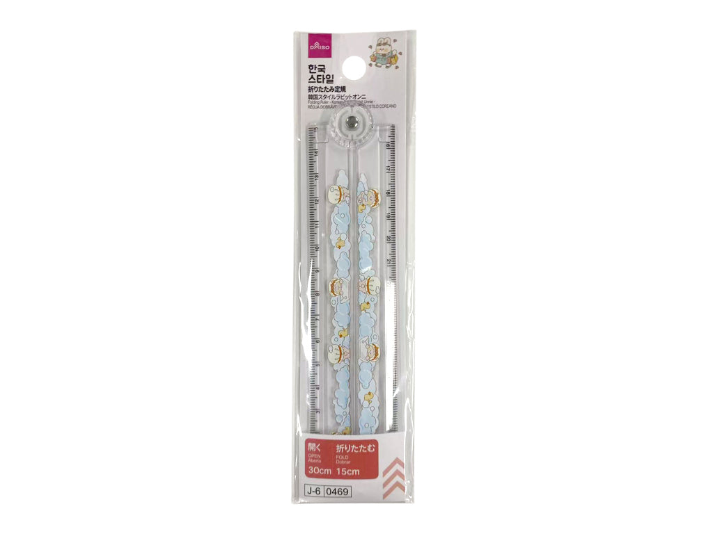 折りたたみ定規（韓国スタイルラビットオンニ） ダイソー(DAISO)