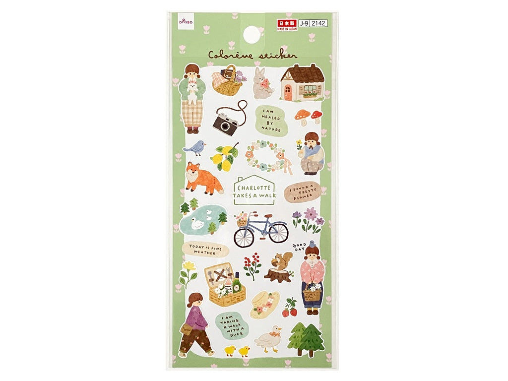 シール（コロレーヴ、シャーロット） ダイソー(DAISO)