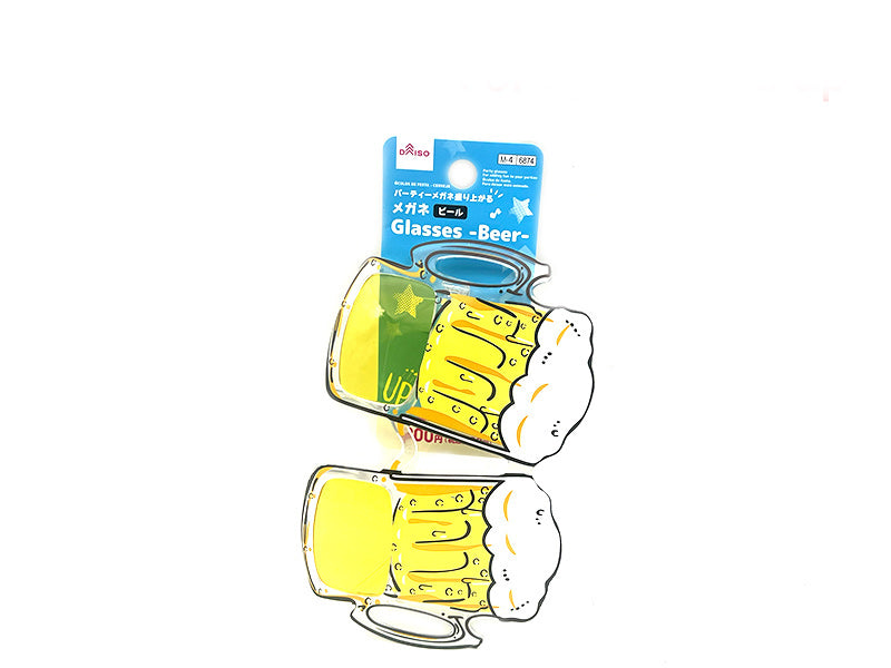 メガネ（ビール） ダイソー(DAISO)