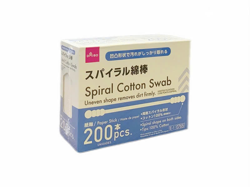 スパイラル綿棒（２００本） ダイソー(DAISO)