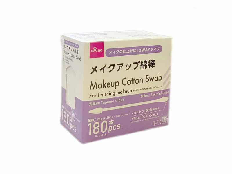 メイクアップ綿棒（１８０本） ダイソー(DAISO)