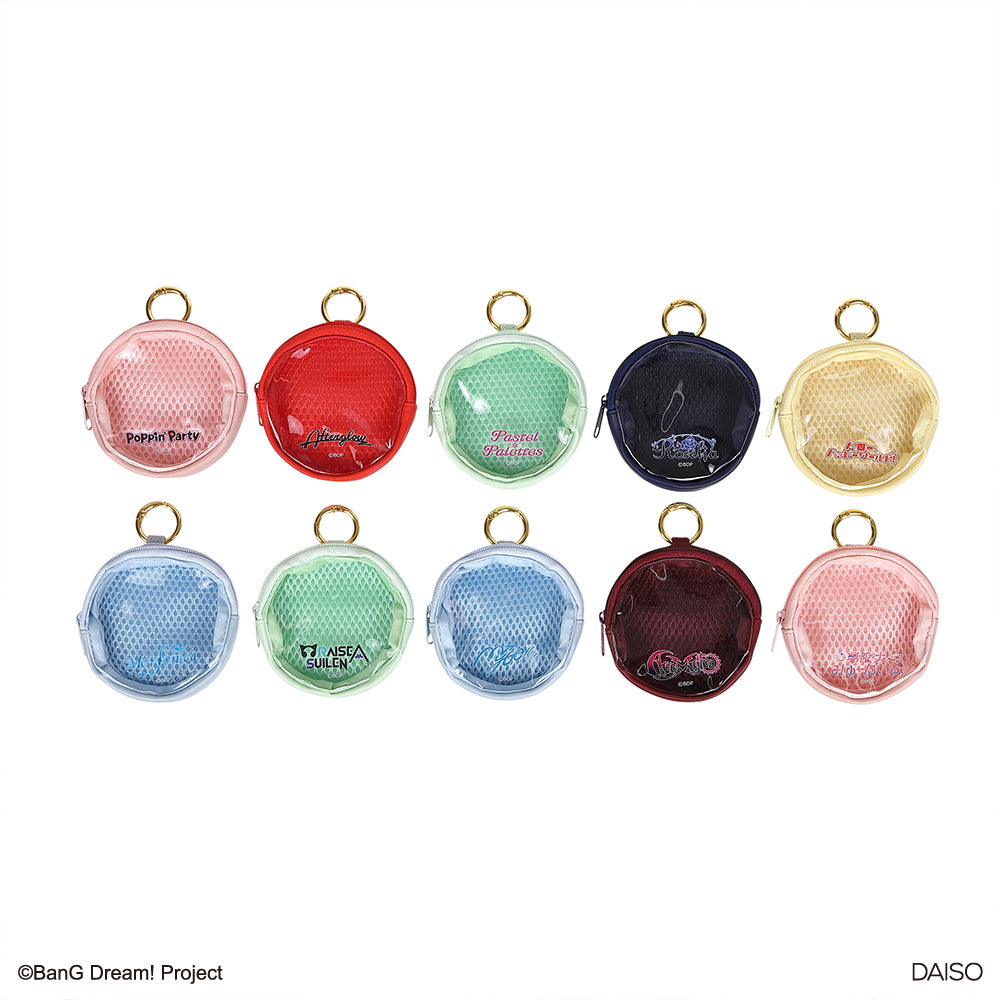 バッグチャームポーチ、丸型（ＢａｎＧ Ｄｒｅａｍ！） ダイソー(DAISO)