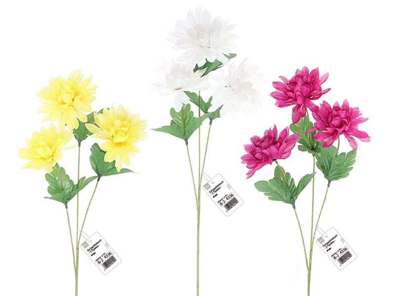 菊（３輪） ダイソー(DAISO)