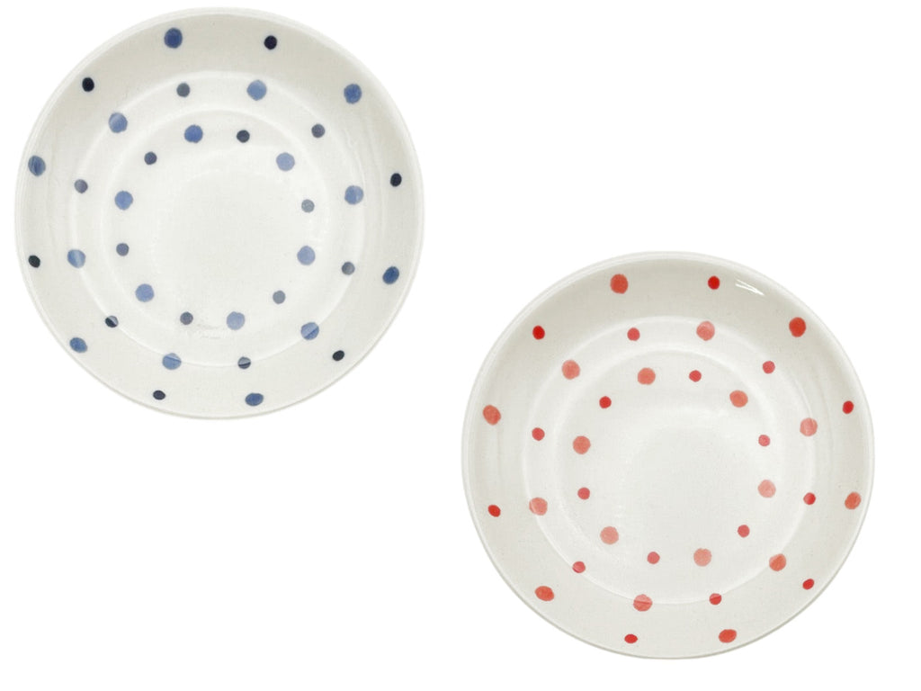 小皿（とび水玉） ダイソー(DAISO)