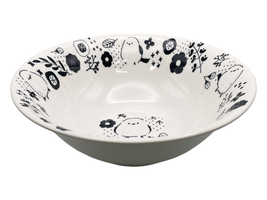 ラーメンどんぶり（ナチュラルシマエナガ） ダイソー(DAISO)