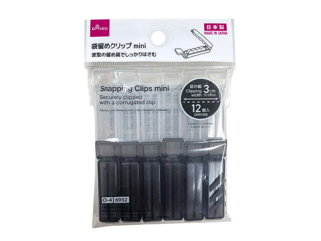 袋留めクリップ ｍｉｎｉ １２個入 ダイソー(DAISO)