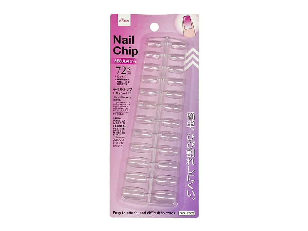 ネイルチップ（レギュラー、７２枚） ダイソー(DAISO)