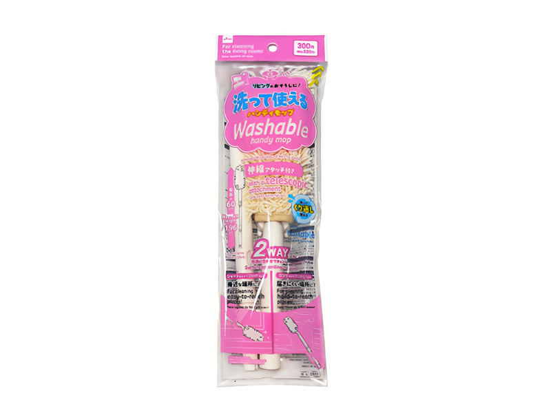 洗って使えるハンディモップ（伸縮アタッチ付） ダイソー(DAISO)
