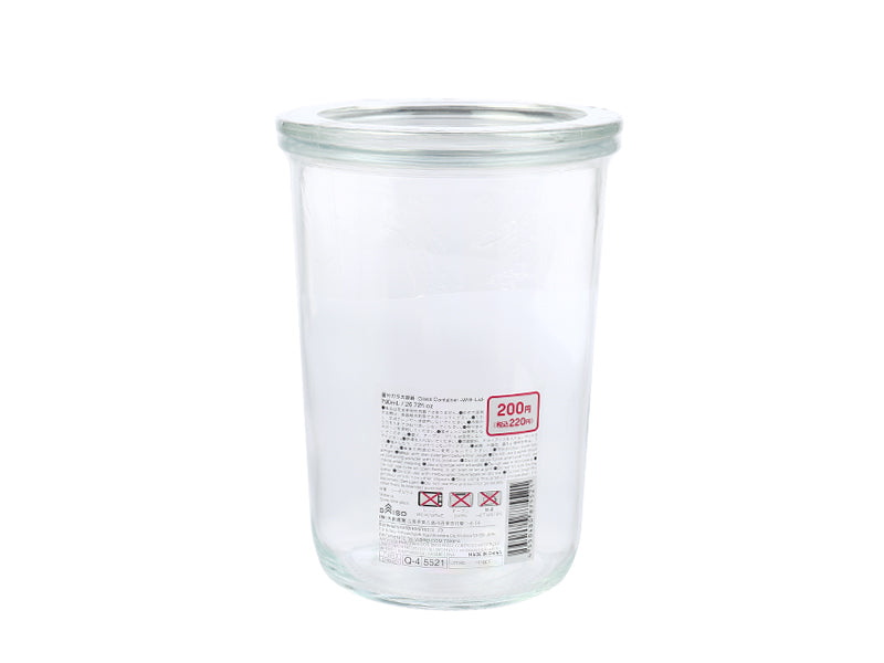 蓋付ガラス容器 ダイソー(DAISO)
