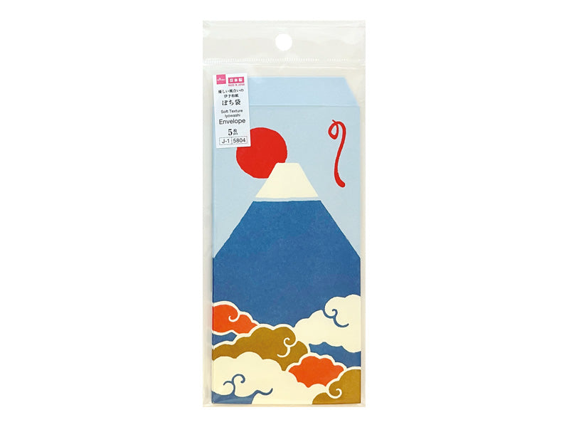 ぽち袋２６（万型、１７、日の出富士） ダイソー(DAISO)