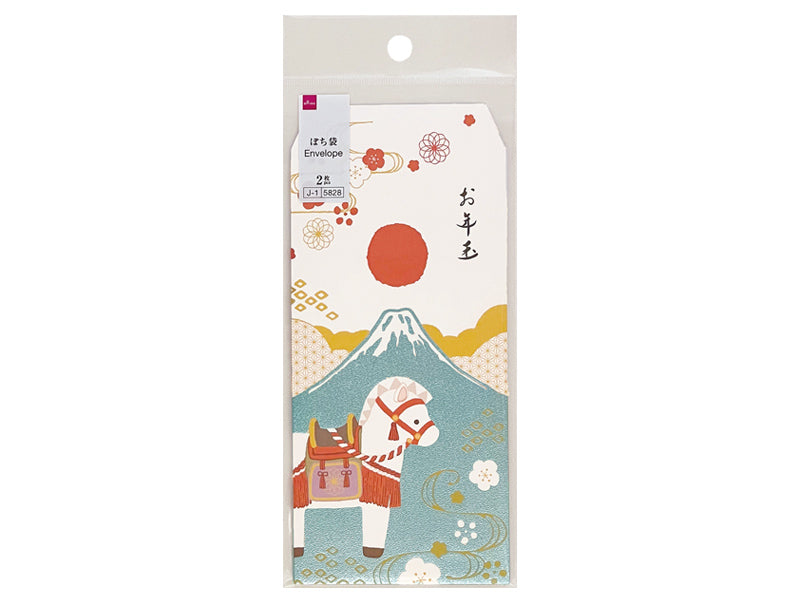 ぽち袋２６（万型、１９、午日の出） ダイソー(DAISO)