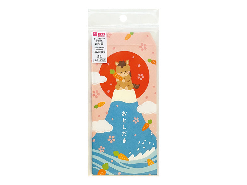 ぽち袋２６（万型、５、うま富士） ダイソー(DAISO)