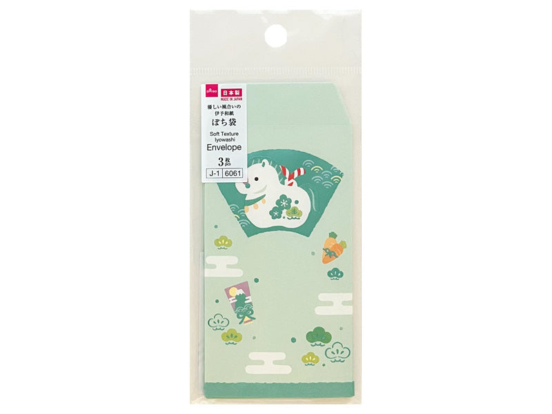 ぽち袋２６（一般型、１、干支、ブルー） ダイソー(DAISO)