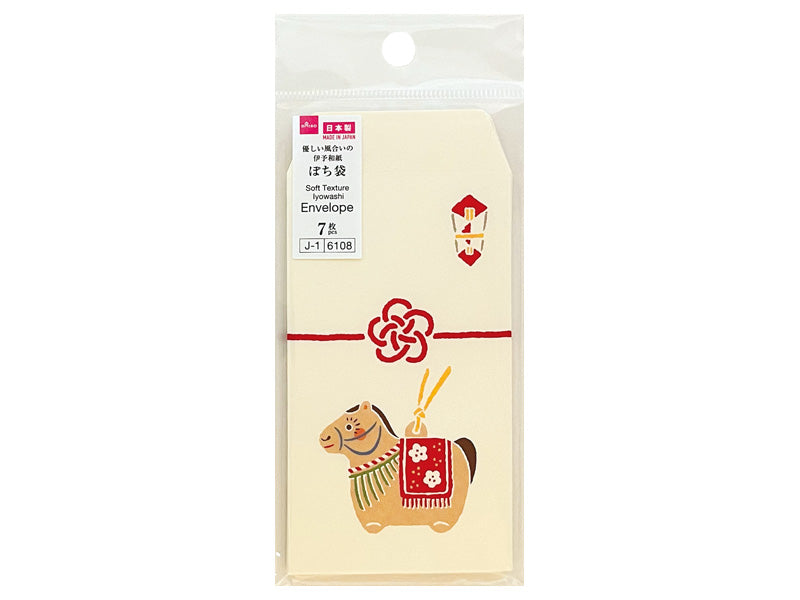 ぽち袋２６（一般型、６、置物うま） ダイソー(DAISO)