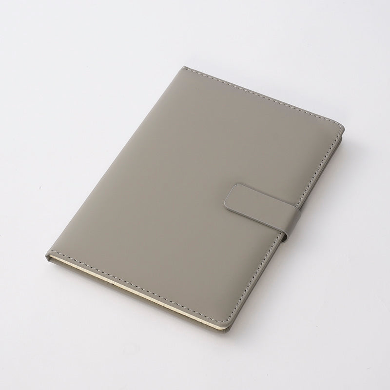 マグネット付ＰＵカバーＡ５ノート（６４枚、ＧＹ） ダイソー(DAISO)