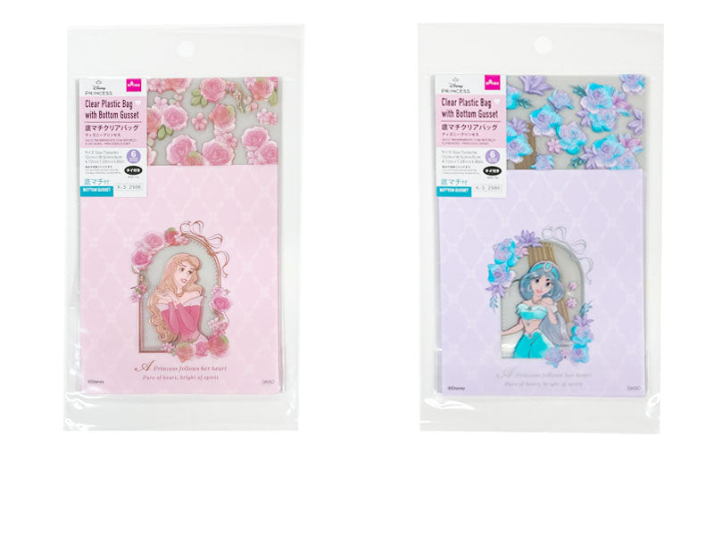 底マチクリアバッグ、６枚（ディズニープリンセス） ダイソー(DAISO)
