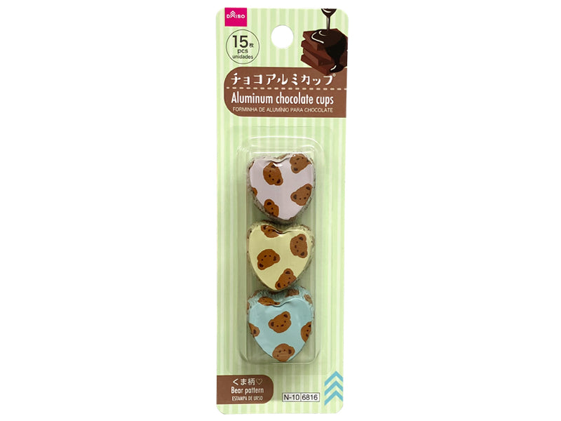 チョコアルミカップ（くま柄） ダイソー(DAISO)